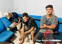 GTA da Guarda Municipal prende homens com rolo de fio furtado na Favela do Bolo em Foz do Iguaçu