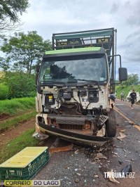 Jovem morre em colisão frontal entre Vera Cruz do Oeste e São Pedro do Iguaçu