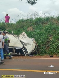 Jovem morre em colisão frontal entre Vera Cruz do Oeste e São Pedro do Iguaçu