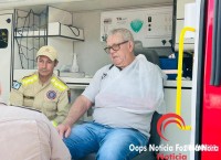 Acidente entre dois carros deixa um homem ferido na Av. República Argentina