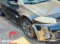 Motociclista fica ferido em acidente entre moto e carro no Três Lagoas