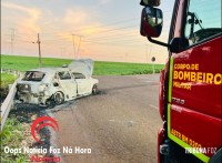 Carro usado em crime de homicídio é incendiado próximo ao Lago de Itaipu
