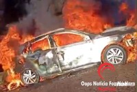 Carro usado em crime de homicídio é incendiado próximo ao Lago de Itaipu