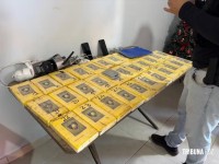 SENAD do Paraguai apreende 32 tabletes de cocaína em Presidente Franco SENAD do Paraguai apreende 32 tabletes de cocaína em Presidente Franco
