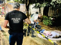 Morador de rua é encontrado morto em via pública no centro de Foz do Iguaçu Morador de rua é encontrado morto em via pública no centro de Foz do Iguaçu