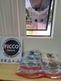 FICCO/PR realiza prisão em flagrante e apreensão de R$ 1 milhão de reais em espécie na cidade de Medianeira