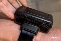 Bolsonaro afirmou a policiais que utilizou ferro de solda na tornozeleira