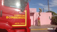 Bombeiros são acionados após inversor pegar fogo em residência no Jardim São Paulo