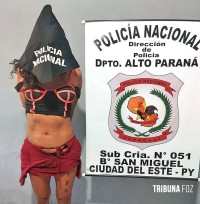 Travesti preso por roubo de celular em Ciudad Del Este