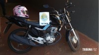 PM prende assaltante, apreende arma e recupera motocicleta roubada em Foz do Iguaçu