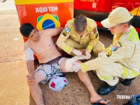 Briga violenta entre irmãos deixa um esfaqueado e outro ferido com braço quebrado no Bairro Cidade Nova 