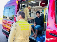 Briga violenta entre irmãos deixa um esfaqueado e outro ferido com braço quebrado no Bairro Cidade Nova 