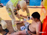 Briga violenta entre irmãos deixa um esfaqueado e outro ferido com braço quebrado no Bairro Cidade Nova 