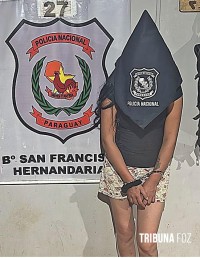 Mulher com mandado de prisão por tráfico de drogas é presa em Hernandárias