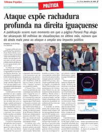 Ataque expõe rachadura profunda na direita iguaçuense