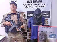 Polícia Nacional prende adolescente com maconha e haxixe em Ciudad Del Este