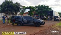 Forças policiais apreendem aproximadamente 5 toneladas de maconha escondidas em uma casa no distrito de Sub-Sede em Santa Helena