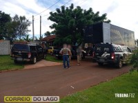 Forças policiais apreendem aproximadamente 5 toneladas de maconha escondidas em uma casa no distrito de Sub-Sede em Santa Helena