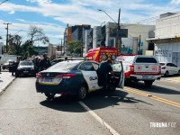 Troca de tiros com a Guarda Municipal termina com um baleado e comparsa preso 