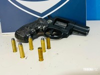 Troca de tiros com a Guarda Municipal termina com um baleado e comparsa preso 