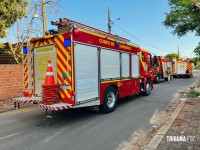 Bombeiros controlam rapidamente incêndio que atingiu depósito de mercado no Bairro Morumbi