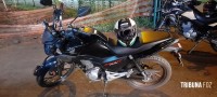 Motociclista é socorrido pelo Siate após colisão na BR-469 defronte ao antigo Hotel Carimã