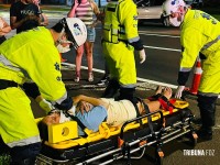 Acidente na BR-277 deixa duas pessoas feridas no retorno da Icavel 