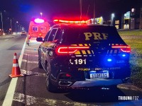 Acidente na BR-277 deixa duas pessoas feridas no retorno da Icavel 