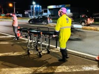 Acidente na BR-277 deixa duas pessoas feridas no retorno da Icavel 