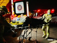 Ford Ka e Ranger colidem de frente e deixam vítimas em estado grave em Foz