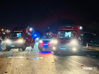 Ford Ka e Ranger colidem de frente e deixam vítimas em estado grave em Foz