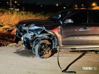Ford Ka e Ranger colidem de frente e deixam vítimas em estado grave em Foz