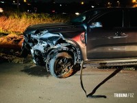 Ford Ka e Ranger colidem de frente e deixam vítimas em estado grave em Foz