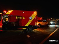 Ford Ka e Ranger colidem de frente e deixam vítimas em estado grave em Foz