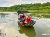 Corpo de homem é encontrado boiando no Rio Paraná em Foz do Iguaçu