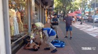 "Turista" argentino é agredido a pauladas em plena Av. Brasil