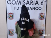 Homem preso por agredir brutalmente sua esposa em Presidente Franco