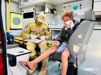 Mulher fica ferida no rosto após ataque com arma branca no Lagoa Dourada