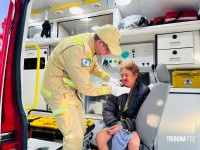 Mulher fica ferida no rosto após ataque com arma branca no Lagoa Dourada