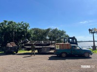 BPFRON apreende embarcação, veículo e 3 mil pacotes de cigarros no Lago de Itaipu