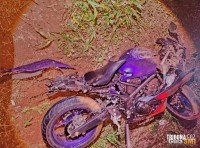 Motociclista morre após colidir contra um poste na PR-488 em Santa Helena