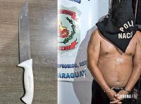 Homem embriagado tenta esfaquear irmã e sobrinho durante briga em Ciudad Del Este