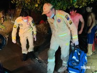 Homem é agredido a pedradas após briga generalizada no Bairro Lagoa Dourada