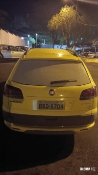 Guarda Municipal recupera veículo furtado durante a madrugada