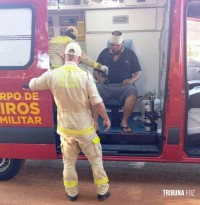 Siate socorre duas vítimas após colisão na Av. Morenitas