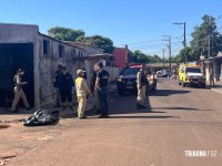 Gari é executado a tiros durante coleta na Vila C em Foz do Iguaçu 