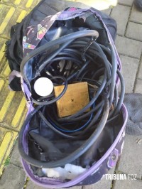 Guarda Municipal prende duas pessoas por furto de fios na Praça da Paz 