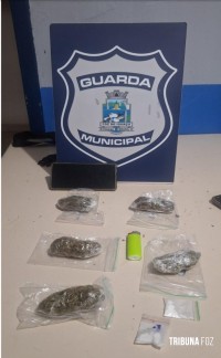 Homem é preso pela Guarda Municipal por tráfico de entorpecente na Av. JK