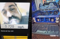 Funcionário municipal da cidade Dr. Raúl Peña é preso por poluição sonora e direção sob efeito de álcool na Rodovia PY-06