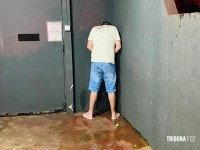 Militares do CHOQUE prende suspeito com revolver calibre 38 no Bairro Morumbi